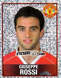 Figurina Giuseppe Rossi - Manchester United 2006-2007 - Panini