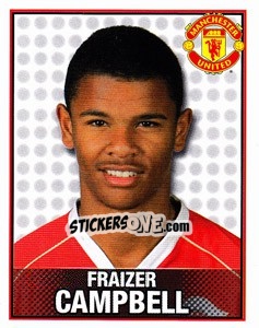 Figurina Fraizer Campbell - Manchester United 2006-2007 - Panini