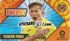 Figurina Yéremy Pino - Chicle Liga 2022-2023 - Panini