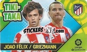Sticker Joao Félix / Griezmann - Chicle Liga 2022-2023 n. 43 - Panini