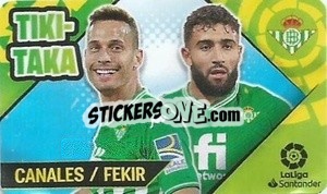 Cromo Canales / Fekir - Chicle Liga 2022-2023 - Panini