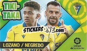 Sticker Lozano / Negredo - Chicle Liga 2022-2023 - Panini