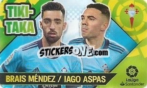 Figurina Brais Méndez / Iago Aspas - Chicle Liga 2022-2023 - Panini