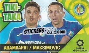 Sticker Arambarri / Maksimovic - Chicle Liga 2022-2023 - Panini