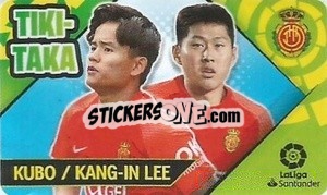 Cromo Kubo / Kang-in Lee - Chicle Liga 2022-2023 - Panini