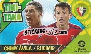 Sticker Chimy Ávila / Budimir - Chicle Liga 2022-2023 - Panini