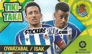 Sticker Oyarzabal / Isak - Chicle Liga 2022-2023 n. 56 - Panini