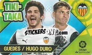 Cromo Guedes / Hugo Duro - Chicle Liga 2022-2023 - Panini