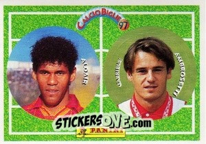 Sticker Aldair / Ambrosetti - Calcio Biglie 1997 n. 2 - Panini