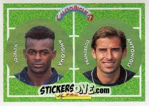 Sticker Angloma / Antonioli - Calcio Biglie 1997 n. 5 - Panini