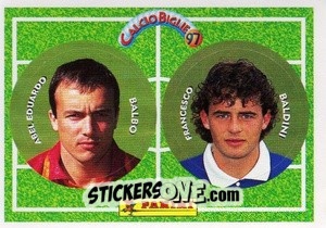 Sticker Balbo / Baldini - Calcio Biglie 1997 n. 8 - Panini