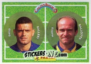 Sticker Balleri / Ballotta - Calcio Biglie 1997 n. 9 - Panini
