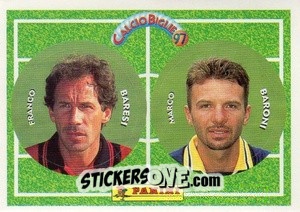 Sticker Baresi / Baroni - Calcio Biglie 1997 n. 10 - Panini