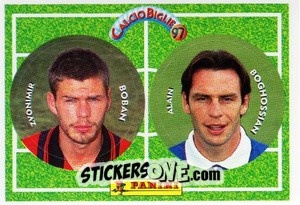 Sticker Boban / Boghossian - Calcio Biglie 1997 n. 17 - Panini