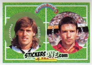 Sticker Calori / Candela - Calcio Biglie 1997 n. 22 - Panini