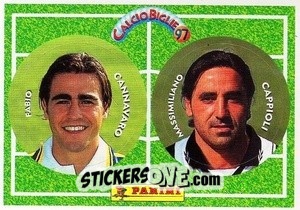Cromo Cannavaro / Cappioli - Calcio Biglie 1997 n. 23 - Panini