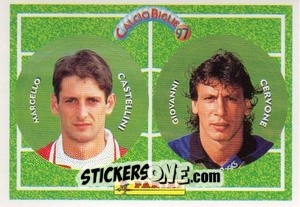 Sticker Cervone / M. Castellini - Calcio Biglie 1997 n. 27 - Panini