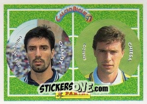 Sticker Chamot / Chiesa - Calcio Biglie 1997 n. 28 - Panini