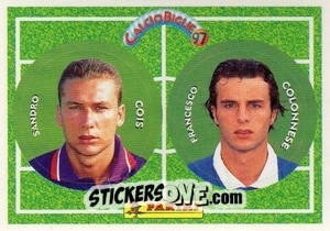 Sticker Cois / Colonnese - Calcio Biglie 1997 n. 29 - Panini