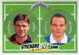 Sticker Cozza / Crasson - Calcio Biglie 1997 n. 32 - Panini