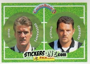 Sticker Deschamps / Desideri - Calcio Biglie 1997 n. 38 - Panini