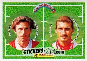 Sticker Di Francesco / D'ignazio Pulpito - Calcio Biglie 1997 n. 41 - Panini