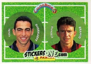 Cromo Djorkaeff / Eranio - Calcio Biglie 1997 n. 43 - Panini