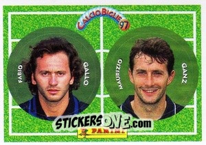 Sticker Gallo / Ganz - Calcio Biglie 1997 n. 49 - Panini