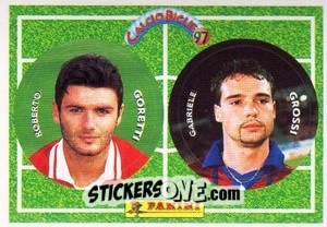 Cromo Goretti / Grossi - Calcio Biglie 1997 n. 52 - Panini