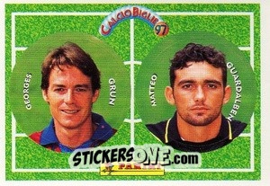Cromo Grun / Guardalben - Calcio Biglie 1997 n. 53 - Panini
