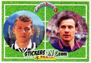 Cromo Jugovic / Kanchelskis - Calcio Biglie 1997 n. 56 - Panini