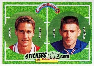 Figurina Kreek / Laigle - Calcio Biglie 1997 n. 58 - Panini