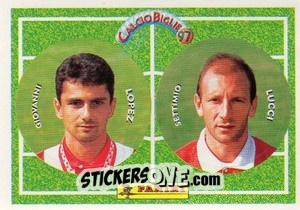 Sticker Lopez / Lucci - Calcio Biglie 1997 n. 60 - Panini