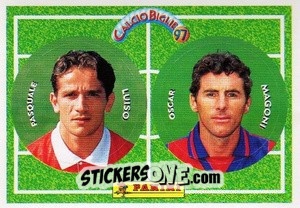 Cromo Luiso / Magoni - Calcio Biglie 1997 n. 61 - Panini