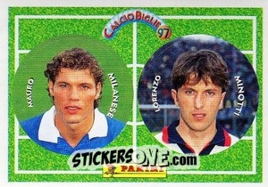 Figurina Milanese / Minotti - Calcio Biglie 1997 n. 68 - Panini