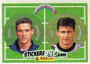 Sticker Mirkovic / Mondini - Calcio Biglie 1997 n. 69 - Panini