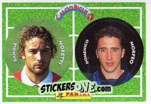 Cromo Moretti / Morfeo - Calcio Biglie 1997 n. 71 - Panini