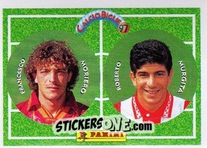 Figurina Moriero / Murgita - Calcio Biglie 1997 n. 72 - Panini