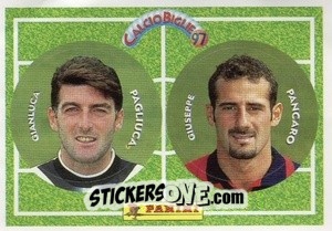 Sticker Pagliuca / Pancaro - Calcio Biglie 1997 n. 81 - Panini