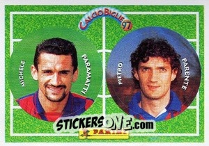 Sticker Paramatti / Parente - Calcio Biglie 1997 n. 82 - Panini
