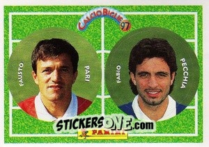 Sticker Pari / Pecchia - Calcio Biglie 1997 n. 83 - Panini
