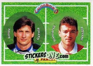 Figurina Pinato / Piovani - Calcio Biglie 1997 n. 87 - Panini