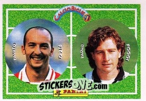 Sticker Pizzi / Poggi - Calcio Biglie 1997 n. 88 - Panini