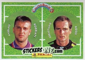 Sticker Robbiati / Rossi - Calcio Biglie 1997 n. 92 - Panini
