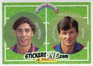 Sticker Rui Costa / Sabau - Calcio Biglie 1997 n. 94 - Panini