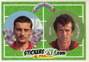 Sticker Sartor / Savicevic - Calcio Biglie 1997 n. 96 - Panini