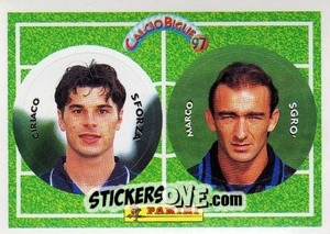 Sticker Sforza / Sgro' - Calcio Biglie 1997 n. 101 - Panini