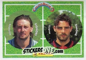 Sticker Signori / Simone - Calcio Biglie 1997 n. 102 - Panini