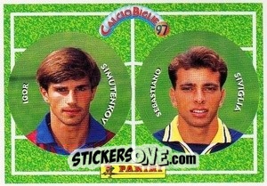 Sticker Simutenkov / Siviglia - Calcio Biglie 1997 n. 103 - Panini