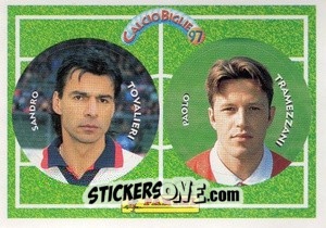 Cromo Tovalieri / Tramezzani - Calcio Biglie 1997 n. 111 - Panini